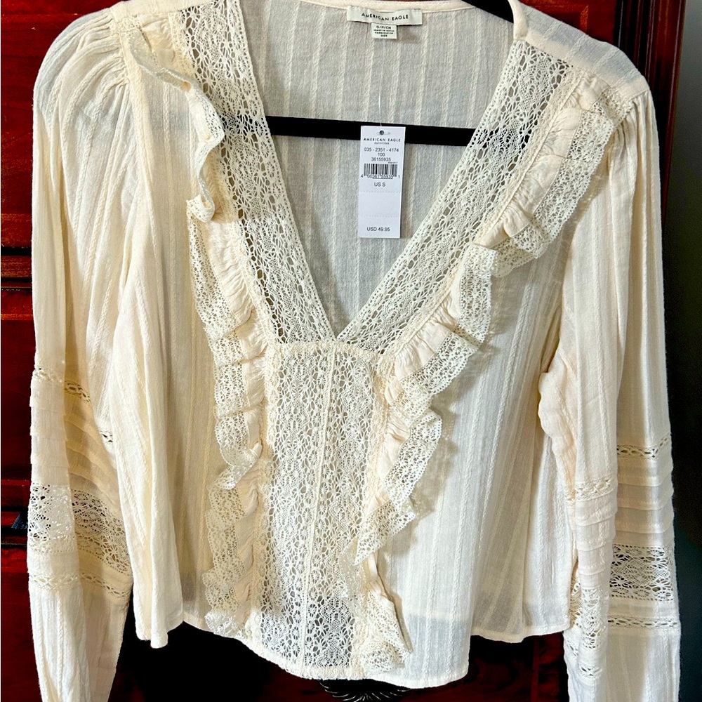 AE NWT  blouse! Boho style … never worn. Smoke free home. Just closet purging 🙂